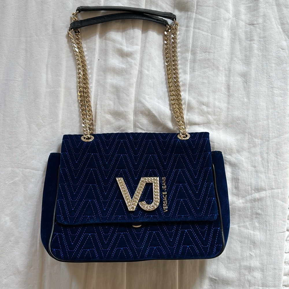 Versace jeans purse in blue
